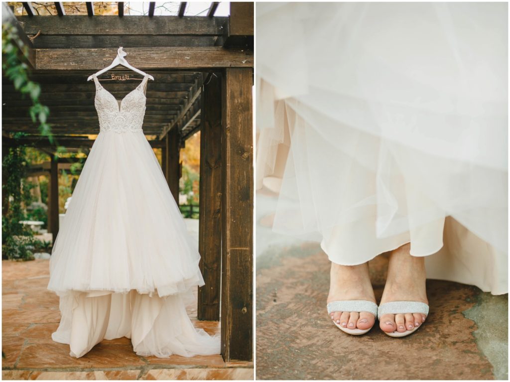 Hidden Acres Lytle Creek Wedding Dress Details